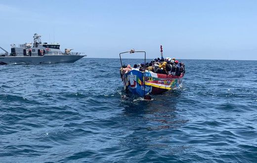 Patrouille marine nationale contre la migration irreguliere