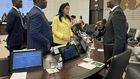 Macky sall et le nouveau ministre de l'Ecoonmie
