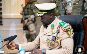 Le colonel Mamady Doumbouya