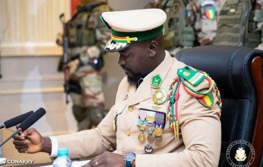 Le colonel Mamady Doumbouya