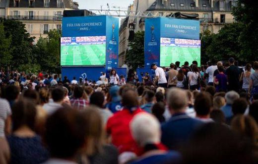 Fan Zone à Paris