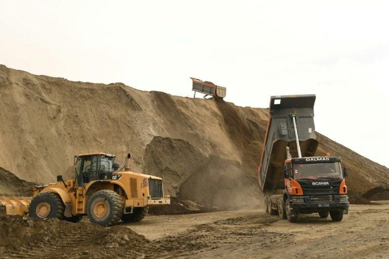 A phosphate mine in the Metlaoui mining of Tunisia on March 8, 2018, where production has been disrupted by protests over unemployment and official neglect