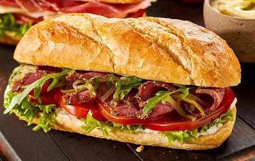 Sandwich au roti de boeuf