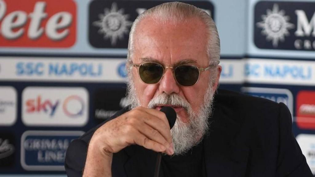 Napoli president Aurelio De Laurentiis