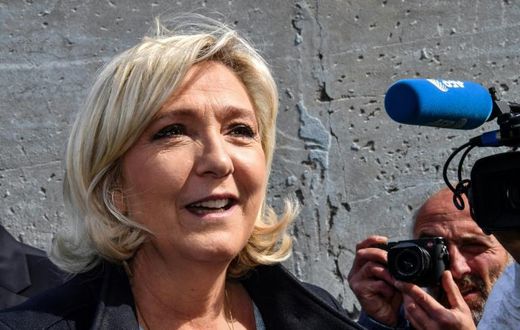 French far-right leader Marine Le Pen shared the gruesome images in December 2015, a few weeks after IS jihadists killed 130 people in Paris