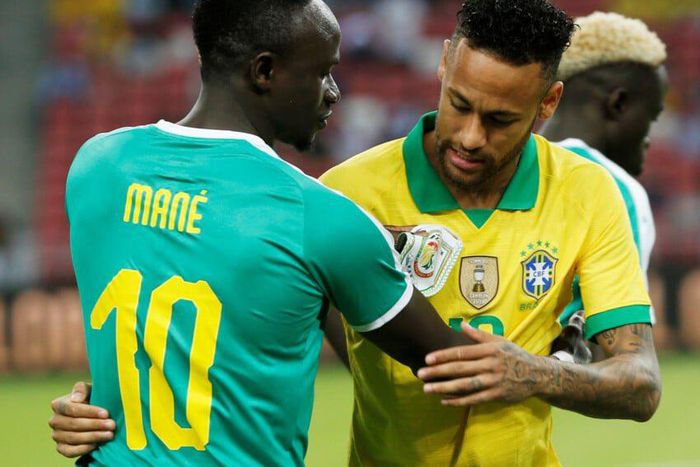 Sadio Mané et Neymar en 2019