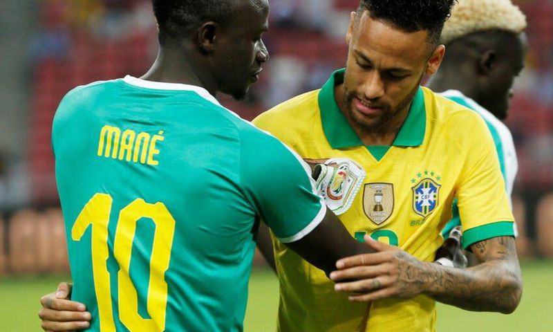 Sadio Mané et Neymar en 2019