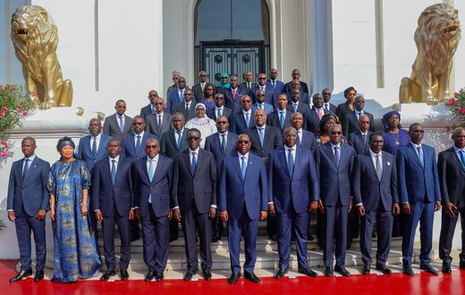 La photo de famille du nouveau gouvernement