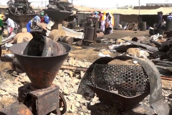 Incendie-Marche-Kaolack