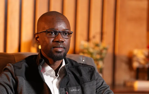 Ousmane Sonko, lors d'un live sur les réseaux sociaux, le 28 mars 2023