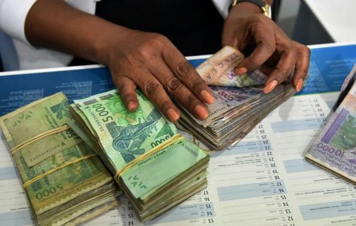 The CFA franc was initially pegged to the French franc and has been linked to the euro for about two decades