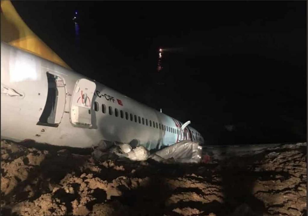Avion sorti de piste