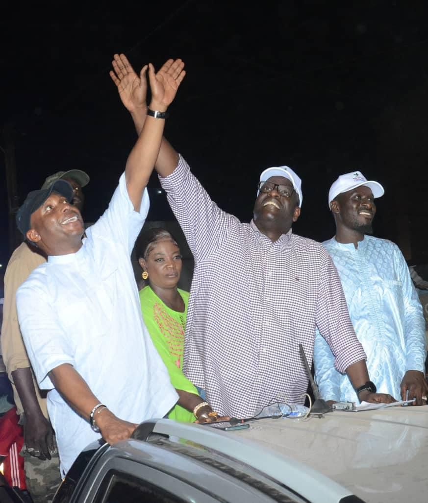 Barthélémy Diaz et Babacar Mbengue maire de Hann Bel-Air