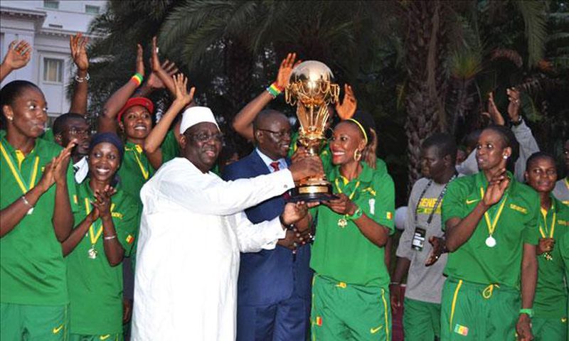 Lionnes du Basket vainqueurs de la Can 2015 au Cameroun