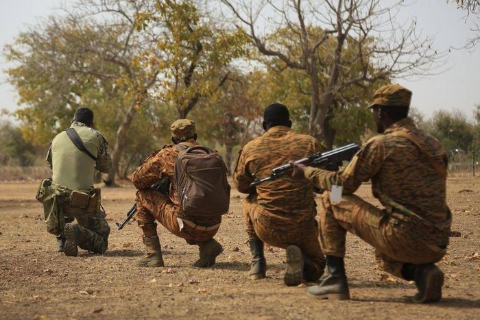 Des soldats burkinabè lors d’un exercice en février 2019 (image d’illustration) © DR - Forces armées burkinabè