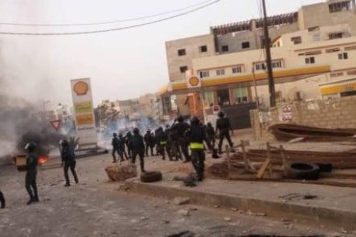 Manifestations à Ngor