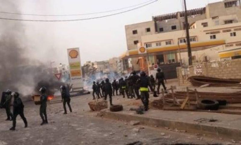 Manifestations à Ngor