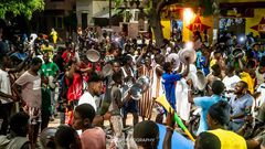 Concert-de-casserole à Dakar