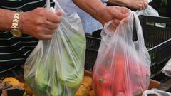 Legumes sac plastique