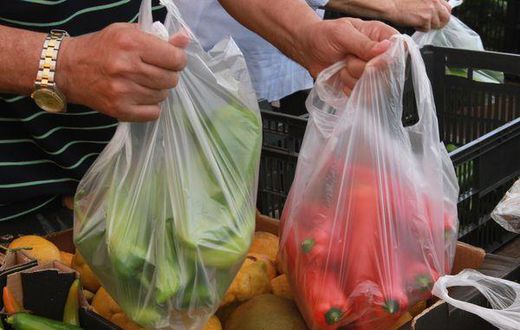 Legumes sac plastique