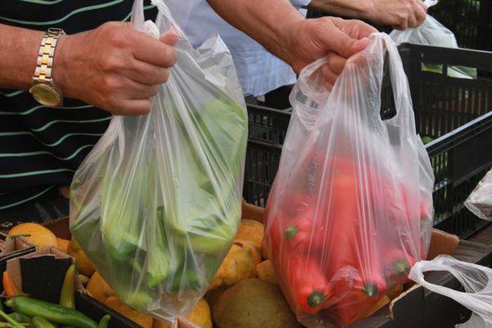 Legumes sac plastique