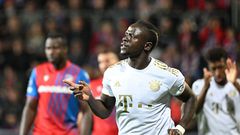 Sadio Mane of Bayern celebrates a goal in the Viktoria Plzen vs Bayern Munich group C of football Champions League match in Pilsen, Czech Republic on October 12, 2022.