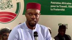 Ousmane Sonko, lors de l'installation du Mouvement Magui Pastef, 24-08-2022-- Dakar