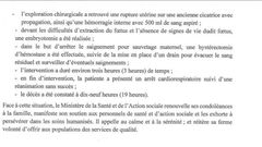 communiqué ministère de la santé