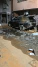 Voiture de Zator Mbaye calcinée