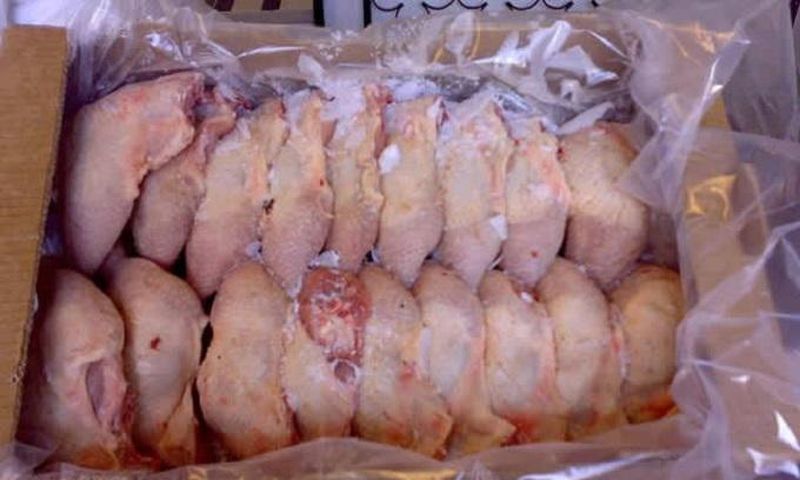 Poulets surgelés