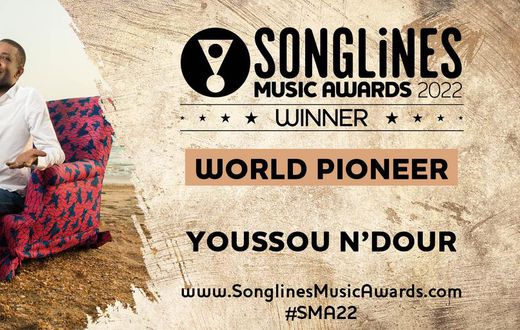Youssou Ndour, lauréat du World Pioneer Award 2022 / Songlines.