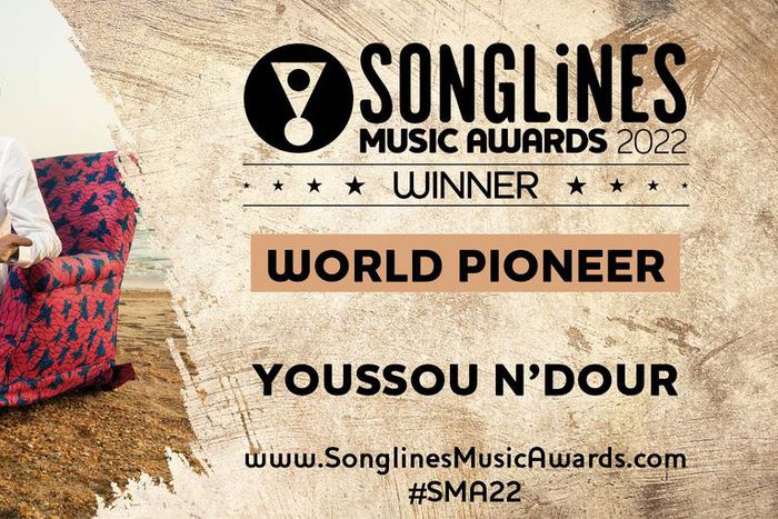 Youssou Ndour, lauréat du World Pioneer Award 2022 / Songlines.