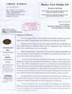 Lettre de Me Ciré Clédor LY