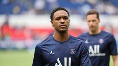 Abdou Diallo au centre d'entrainement du psg