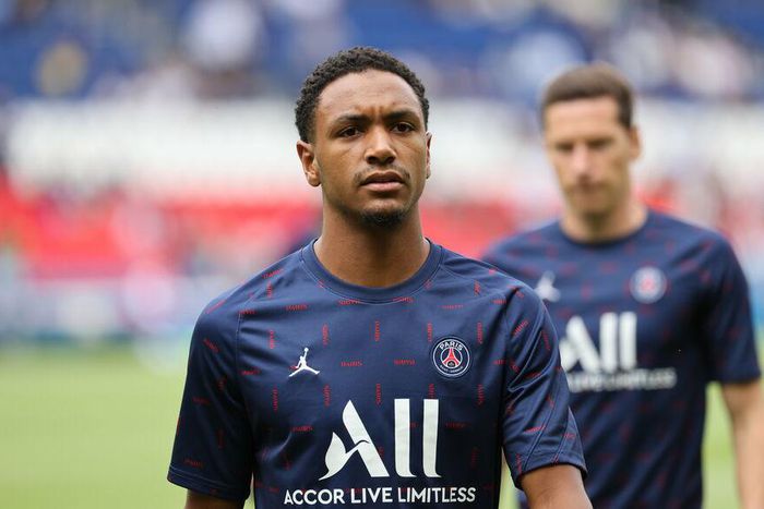Abdou Diallo au centre d'entrainement du psg