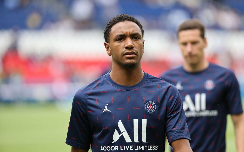 Abdou Diallo au centre d'entrainement du psg