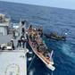 Operation de la marine nationale contre la migration clandestine