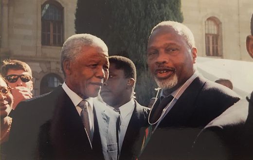 Nelson Mandela et Amath Dansokho