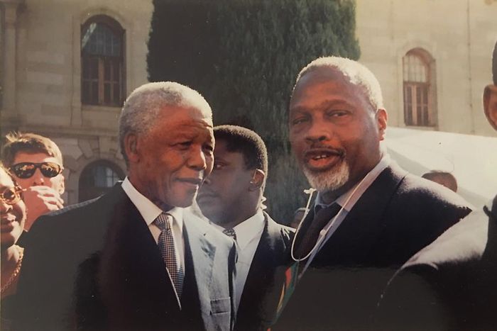 Nelson Mandela et Amath Dansokho