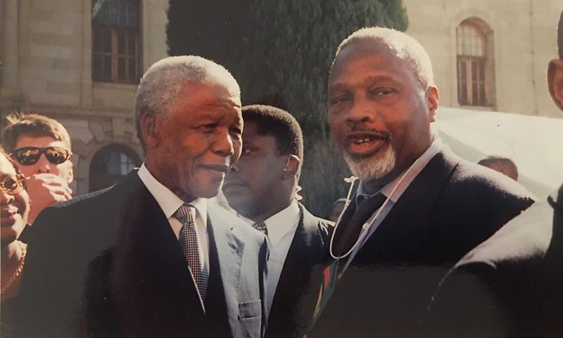Nelson Mandela et Amath Dansokho