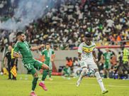 Lamine Camara lors du match Sénégal vs Algerie