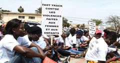 Manif contres les Violences conjugales