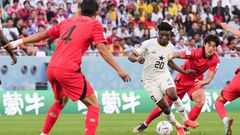 Kudus a marqué deux buts pour le Ghana face à la Corée du Sud en Coupe du Monde