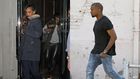 Rihanna and Kanye West wearing Timberlands