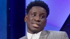 Demba Ba looks dapper with his new hair growth