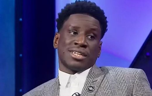 Demba Ba looks dapper with his new hair growth