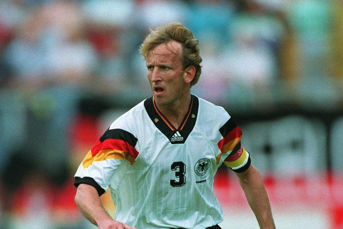 Andreas Brehme en 1992, sous les couleurs de l'équipe allemande Photo SipaMARY EVANS