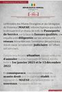 communiqué passeport