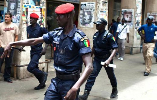 Des éléments de la Police sénégalaise