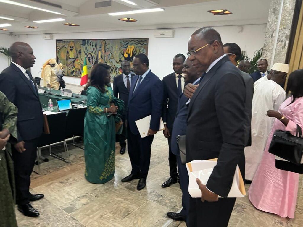 Macky Sall et son gouvernement 1